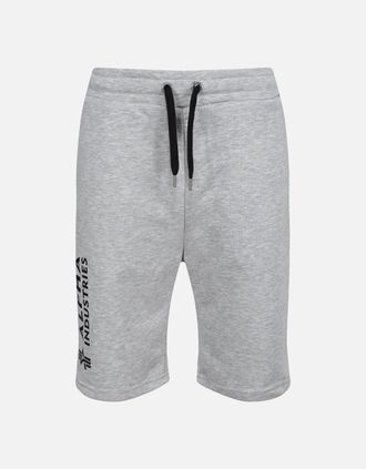 Alpha Industries Alpha Industries Mens Logo Print Basic AI Sweat Shorts | Grey Heather - Size: 36/38/37