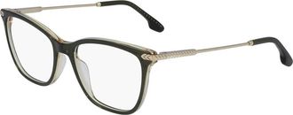 Victoria Beckham Brown Acetate Glasses Womens (Frames)