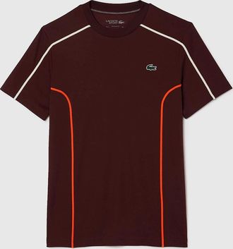 Lacoste Mens Ultra-Dry Tennis T-Shirt - Brown - Size: 42
