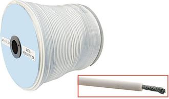 OEM Cable Para Tendal Blanco Bobina Acero &Oslash; 5 Mm - 500