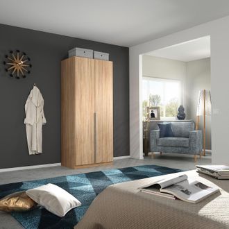 Rauch Orange home24 Drehtürenschrank Alabama