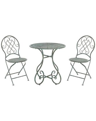 Safavieh Indoor/Outdoor Adriel 3Pc Bistro Set