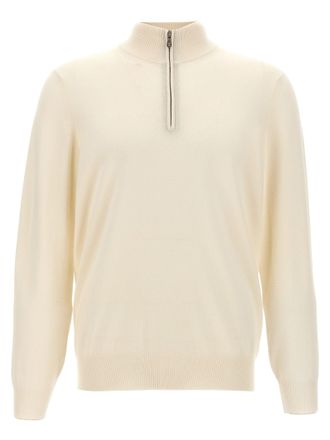 Brunello Cucinelli Cashmere Sweater Sweaters And Cardigans White