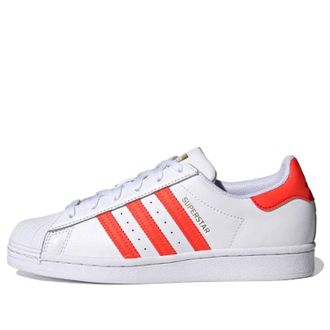 adidas (WMNS) adidas Superstar White Scarlet FX5963