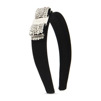 Ferragamo Accessoires, Dames, Zwart, ONE Size, Vara Bow Headband
