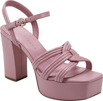 Marc Fisher Cairo Platform Sandal in Light Pink at Nordstrom Rack, Size 8.5