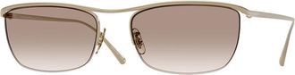 Oliver Peoples OV1381T EZ-Y 5035 Womens Sunglasses Gold Size 55