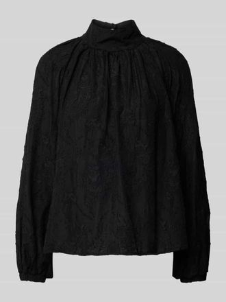 Drykorn Drykorn Bluse mit Stehkragen Modell DUMONDA in Black, Größe 38