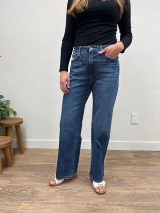 Flying Monkey 90S Wide Leg Vervet Denim In Dark Blue