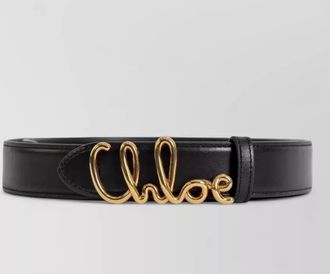Chlo&eacute; leather belt
