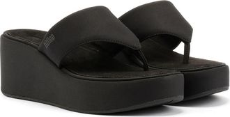 FitFlop Platfforms Wedge Dames Zwarte Sandalen