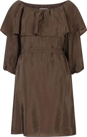Dante6 Dames, Jurken, Bruin, Maat: S Viscose