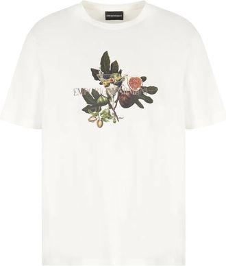 Emporio Armani T-shirt con stampa - Bianco