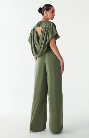 Willa Lorella Jumpsuit in Khaki at Nordstrom, Size 14