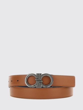 Ferragamo Cintura in pelle di vitello a grana Gancini