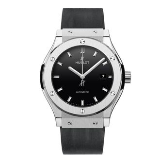 Hublot Classic Fusion Titanium Black Shiny Automatic Mens Watch 542.NX.1270.RX