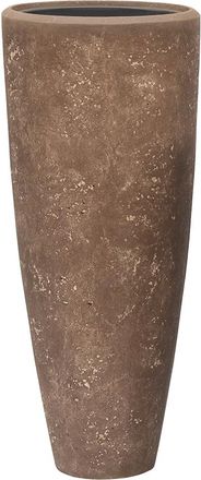 Baq Hoher Xl Blumentopf Polystone Plain Partner ø 50/ H 120 cm - Rock