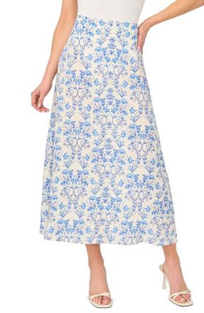 CeCe by Cynthia Steffe A-Line Maxi Skirt in Blue Bonnet at Nordstrom, Size X-Large