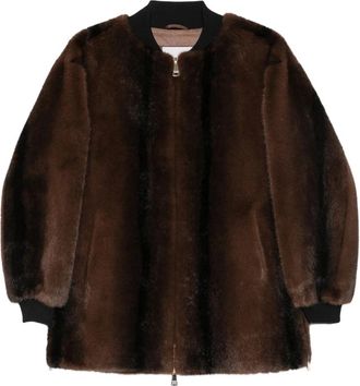 Ermanno Scervino 00048 Giubbotto - Dames - Jassen - Bruin - XS - Jassen