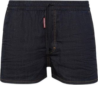 Dsquared2 Costume da bagno con logo - Blu