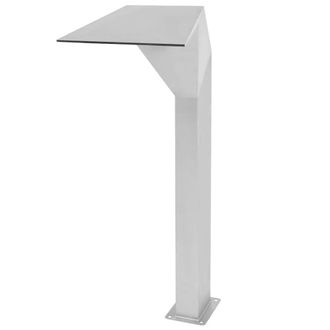 vidaXL Fuente De Piscina De Acero Inoxidable 50x30x90 Cm Plateada Vidaxl