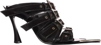 MUGLER Stijlvolle Mules voor Modieuze Vrouwen - Dames - Muiltjes - Zwart - 37 EU - Schoenen