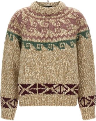 Moncler Jersey Cuello Redondo Grenoble - Knitwear - Mujer - Multicolor - M