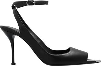 Alexander McQueen Punk hakken sandalen - Dames - Sandalen met hakken - Zwart - 36 EU - Leer - Schoenen