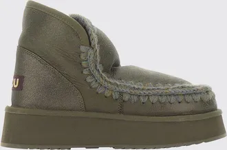 Mou Stivaletto Mini Eskimo Platform Mou in camoscio cracklè