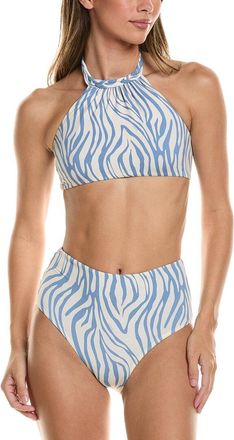 Maneb&igrave; Manebi 2Pc Braided Halter Neck Bikini Set