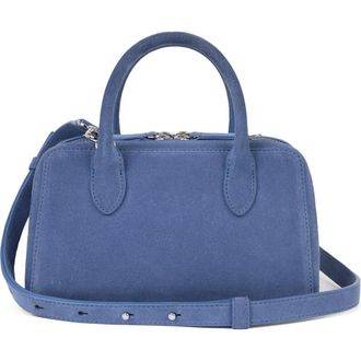 WE-AR4 The Ivy 22 Leather Satchel in Denim Blue at Nordstrom