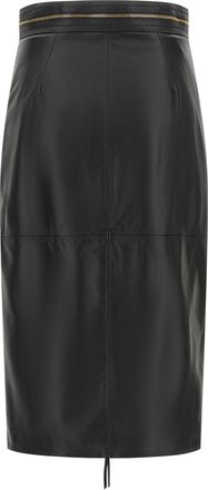 Elisabetta Franchi Leather Skirt