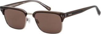 Barbour Browline Zonnebril - unisex - Zonnebrillen - Bruin - 53 MM - Accessoires