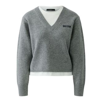 Oui Donna, Maglie, Grigio, XL, new