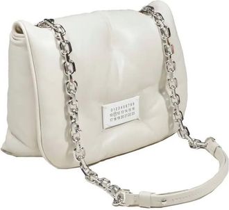 Maison Margiela Hobo Bags - Glam Slam Flap Small In Chalk White Leather - Gr. unisize - in Weiß - für Damen