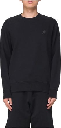 Golden Goose Heren, Sweatshirts & Hoodies, Zwart, Maat: M
