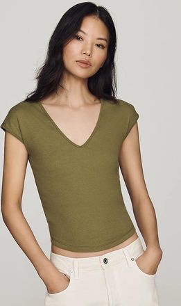 Maeve Betty V-Neck Baby Muscle Tee
