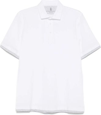 Brunello Cucinelli Faux-layered Polo Shirt