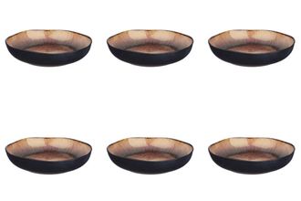 Bj&ouml;rn Borg Plato hondo IRIS &Oslash;22,5cm - 6 Piezas - Marr&oacute;n salvaje