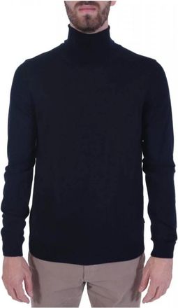 HUGO BOSS Heren, Truien, Blauw, Maat: 2XL Wol