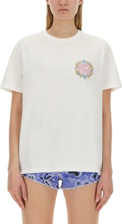 Etro T-Shirt With Logo-Donna