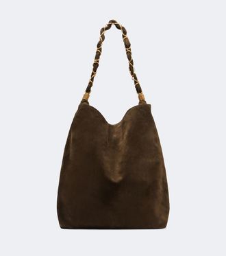 Saint Laurent Amalia suede shoulder bag