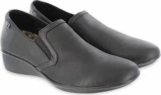 Revere Comfort Shoes Womens Jordan Shoes - Wide In Onyx