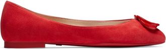 Stuart Weitzman Adeliza Tonal - Dames - Ballerinas - Rood - 35 EU - Schoenen