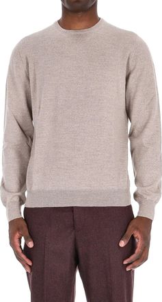 Barba Merino Wool Crewneck Sweater