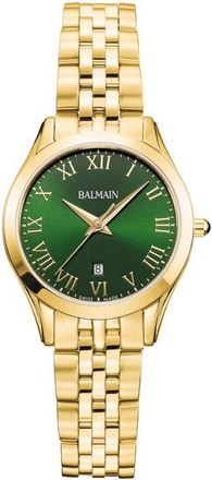 Balmain Brigitte Two Tone Bracelet Watch, 33mm in Yellow Gold Pvd Coating at Nordstrom