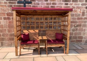 Charles Taylor Trading Grand Henley Twin Arbour Burgundy in Brown