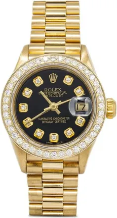 Rolex Orologio Datejust 26mm Pre-owned - Nero