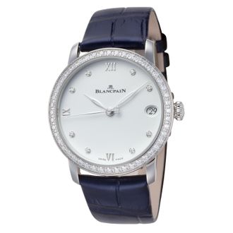 Blancpain Womens Villeret 33mm Automatic Watch 6127-4628-55B