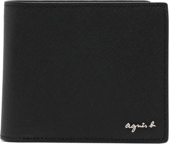 agn&egrave;s b. leather wallet - men - Bovine Leather - One Size - Black
